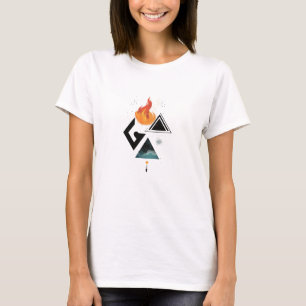4 Elements T-Shirt – Earth, Air, Fire, Water