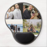 4 Family Photo Collage Custom Gel Mouse Pad<br><div class="desc">4 Family Photo Collage Custom Gel Mouse Pad</div>