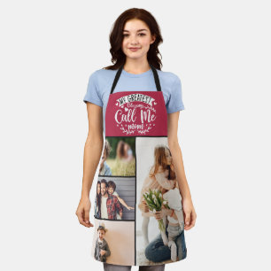 4 family photo collage mom keepsake mothers day apron