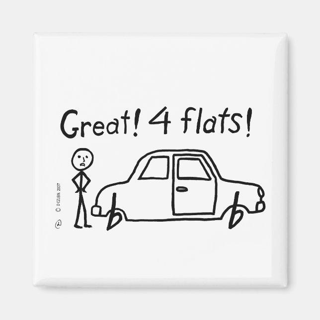 4 Flats Magnet (Front)
