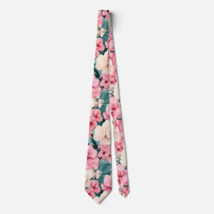 #4 Floral Pattern Neck Tie