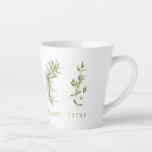 4 FRESH HERBS Latte Mug