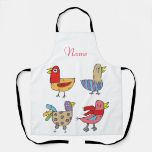 4 Funny Birds Thunder_Cove Apron