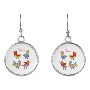 4 Funny Birds Thunder_Cove Earrings