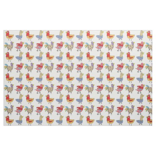 4 Funny Birds Thunder_Cove Fabric