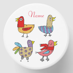 4 Funny Birds Thunder_Cove Mini Candle Favors