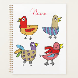 4 Funny Birds Thunder_Cove Planner