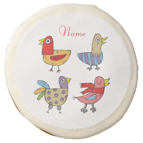 4 Funny Birds Thunder_Cove  Sugar Cookie