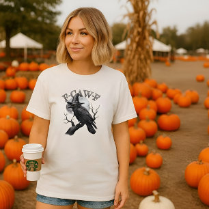 4 Funny F-Caw-F Gothic Crow T-Shirts for Halloween