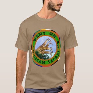 4 giraffes safari T shirt