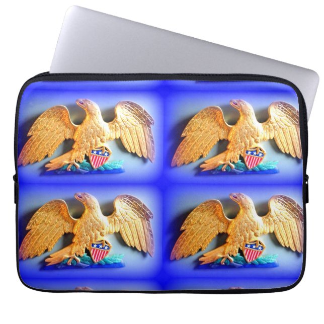 4 gold eagles laptop sleeve (Front)