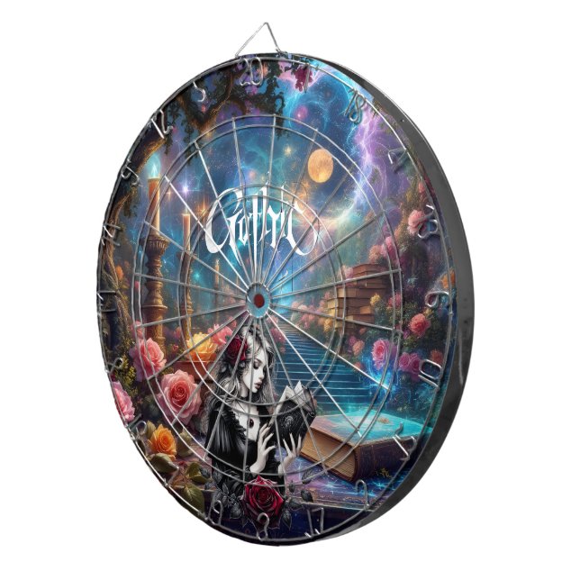 #4 Gothic Fun  Dart Board (Front Right)
