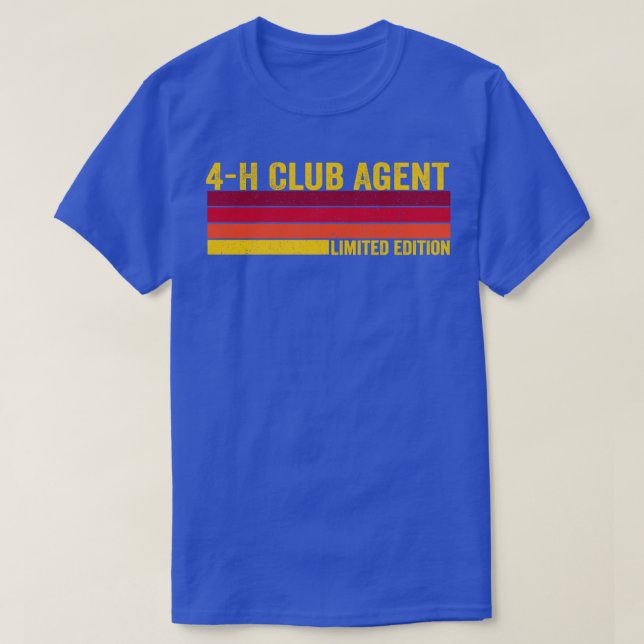 4 H Club Agent T-Shirt (Design Front)