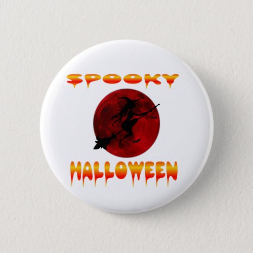 4Happy Halloween greetings of the spooky season Button