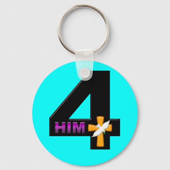 4 HIM KEYCHAIN (Front)