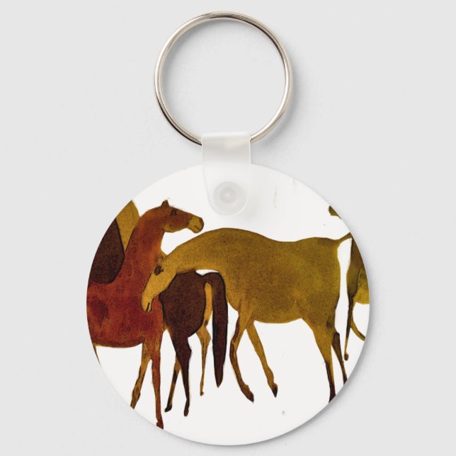 4-HORSES KEYCHAIN (Front)