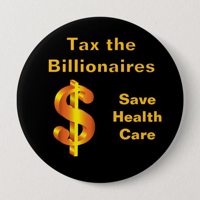 4 inch round Button (Front)