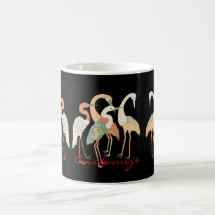 4 Japanese Cranes Thunder_Cove Coffee Mug