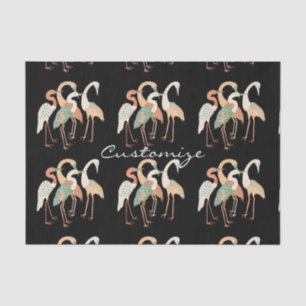 4 Japanese Cranes Thunder_Cove Tissue Paper