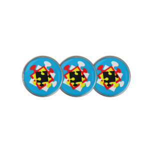 4 Jigsaw Pieces Golf Ball Marker