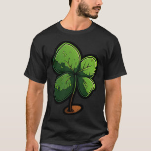 4 Leaf Clover Happt St Patrick's Day St Patrick's  T-Shirt