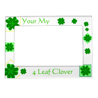 4 Leaf Clover Magnetic Picture Frame