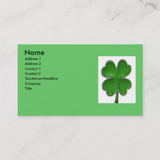 4 Leaf clover Profile Card