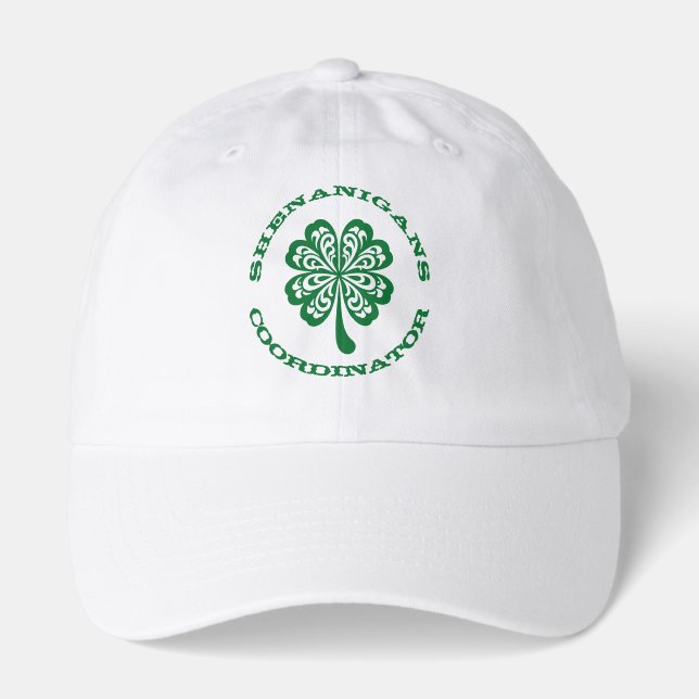 4 Leaf Clover – Shenanigans Coordinator Hat (Front)