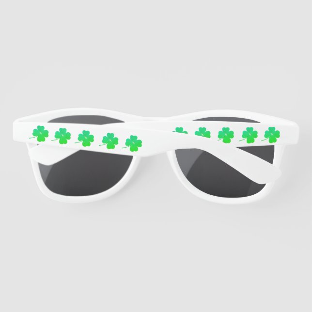 4 Leaf Clovers St. Patrick’s Day 4Erin Sunglasses (Back)
