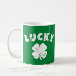 4 Leaf Lucky Clover St. Patrick's  Day Coffee Mug