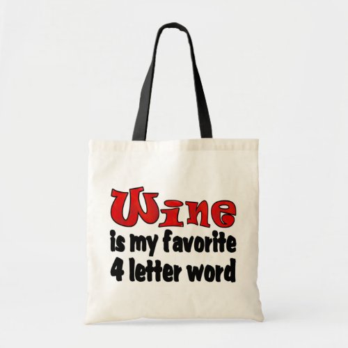 4 Letter Wine Bag