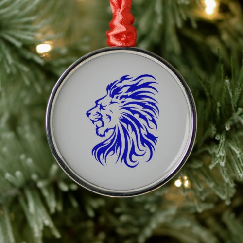 4lion the king of junglegifts for lion lovers metal ornament