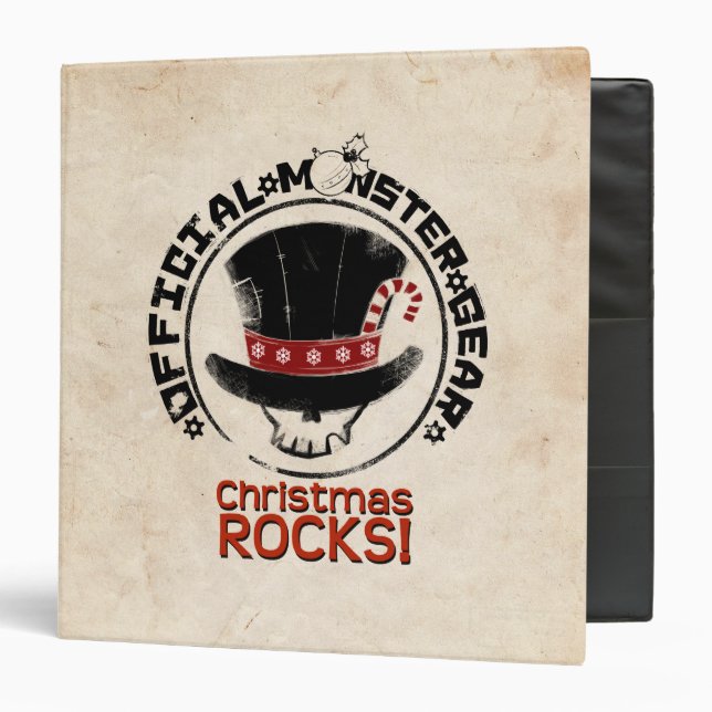 4 Little Monsters - Andy Holiday 3 Ring Binder (Front/Inside)