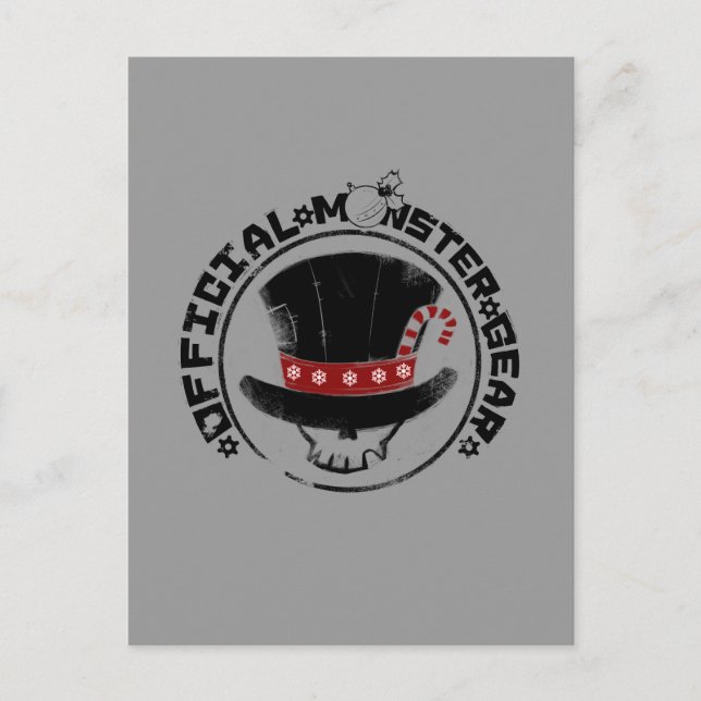 4 Little Monsters - Andy Holiday Logo Postcard (Front)