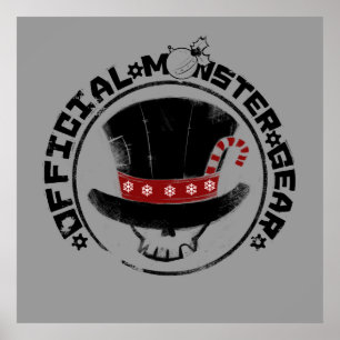 4 Little Monsters - Andy Holiday Logo Poster