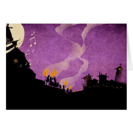 4 Little Monsters - Halloween Night Cards (Front Horizontal)