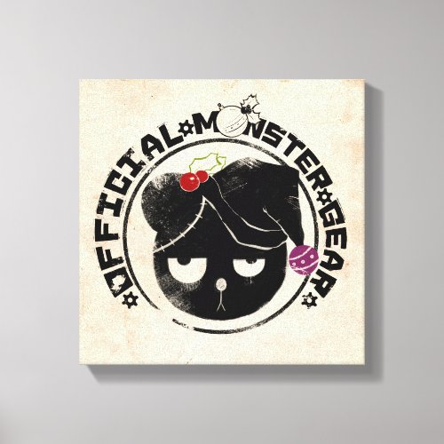 4 Little Monsters _ Michael Holiday Logo 2 Canvas Print