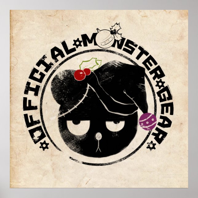 4 Little Monsters - Michael Holiday Logo Poster (Front)