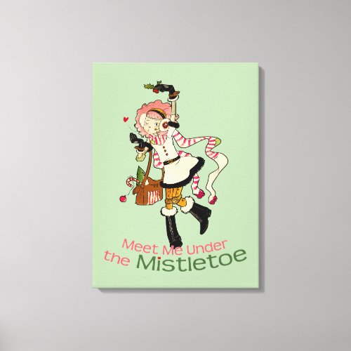 4 Little Monsters _ Nessa Holiday Canvas Print