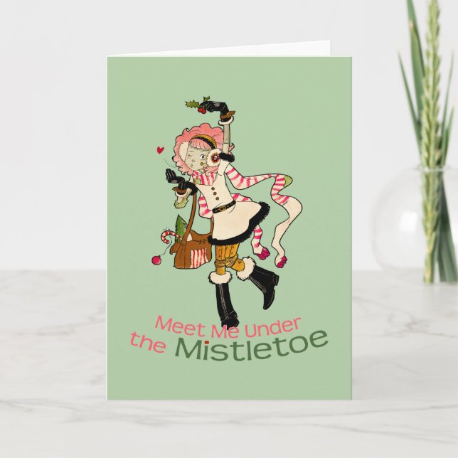 4 Little Monsters - Nessa Holiday Card (Front)