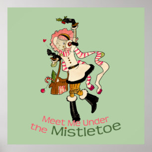 4 Little Monsters - Nessa Holiday Poster