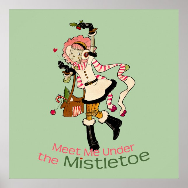 4 Little Monsters - Nessa Holiday Poster (Front)