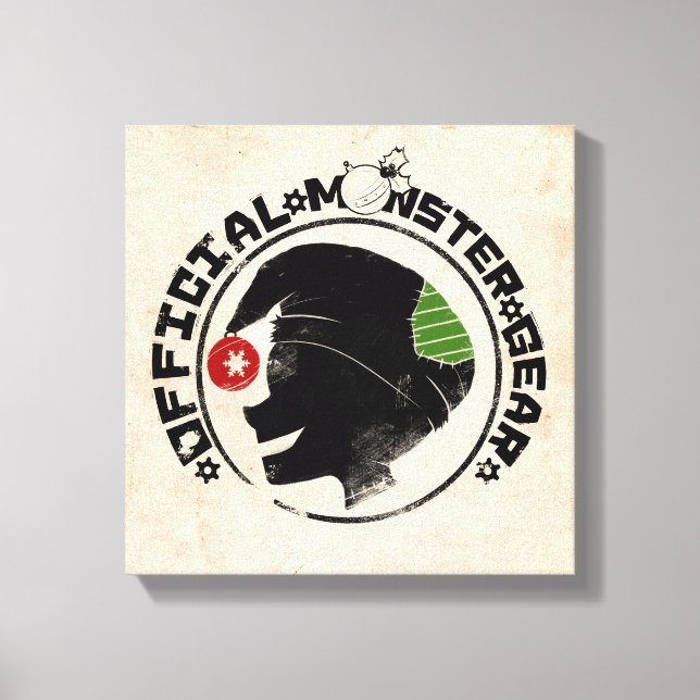 4 Little Monsters - Nigel Holiday Logo 2 Canvas Print (Front)