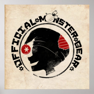 4 Little Monsters - Nigel Holiday Logo Poster