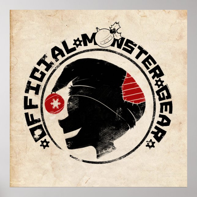 4 Little Monsters - Nigel Holiday Logo Poster (Front)