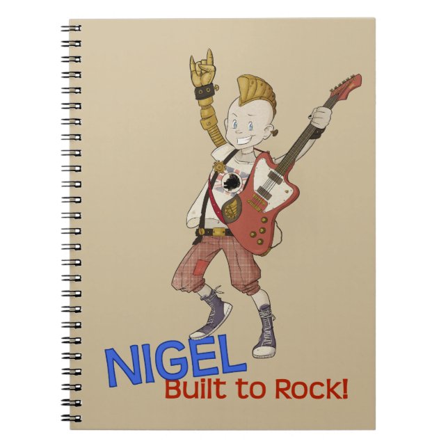 4 Little Monsters - Nigel Notebook (Front)