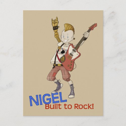4 Little Monsters _ Nigel Postcard