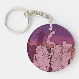 4 Little Monsters - Night Music Keychain