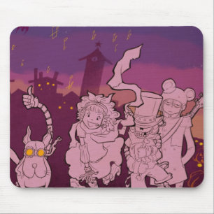 4 Little Monsters - Night Music Mouse Pad