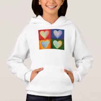 4 Love Hearts Art Custom Hoodie Sweatshirt